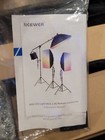 Neewer Nw48-2 4g 3 Pack Led Softbox Kit Black New In Bag