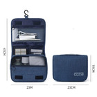 1pc Oxford Fabric Hanging Toiletry Bag Travel Wash Cosmetic Organizer Pouch