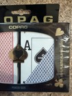 New Copag Plastic Playing Cards Poker Size Red   Blue Two Decks Factory Sealed