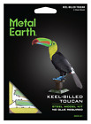 Fascinations Metal Earth Keel-billed Toucan National Bird Of Belize 3d Model Kit