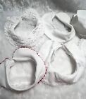 Lot Of 6 Vintage White Baby Collars