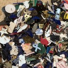 Large Pin Collection Lot Of Souvenir Plastic Lapel Hat Pins Pinbacks