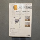Glacier Bay Fgb341gb Thd Toilet Safety 3-in-1 Commode Sky Blue