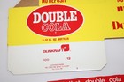 Vintage Double Cola Cardboard 6 Pack Carrier Holder Carton  Lot Of 4 Nos Bottle 