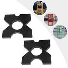 2 Pcs Shop Press Plate H Frame Hydraulic Shop Press Plate 70547 92 Lbs Black