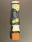 Vintage Hand Carved Wooden Fishermen Nautical Sailor Captain Folk Art 6  Tall