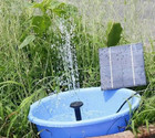 Solar Power Fountain Submersible Floating Water Pump Bird Bath Pond Garden Pool