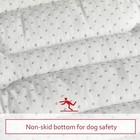 Soft Dog Bed Mat Extra Large Dog Crate Mat Kennel Pad Anti-slip Black 48 x30 