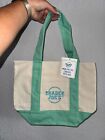 Trader Joe s Mini Pastel Canvas Tote Bags Set Of 4  pink  Lavender  Green  Blue 