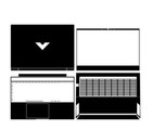 Laptop Sticker Skin Protector Guard For Hp Victus By Hp Gaming Laptop 15t-fa000
