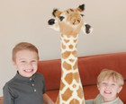 Giant Stuffed Giraffe Animal Plush Kids Toy Tall Lifelike Soft Jumbo Stuffy 54 