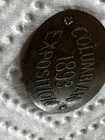 1891 Indian Penny - 1893 Chicago Columbian Expo Elongated Coin Penny - Original