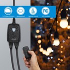 Dewenwils Outdoor Dimmer For String Lights  Plug In Remote Control Light Dimmer
