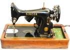 Vintage Singer 99k Sewing Machine   Bentwood Wood Case   Spare Parts   Manual