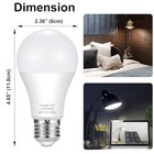100 Watts Equivalent Light Bulb  E26 6500k Daylight White Daylight-100we26-10p