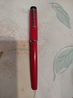 Big Red Parker Roller Ball Pen Usa Made 