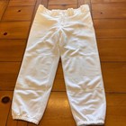 Mizuno Performance Womens White Softball Pants Padded Double Knee Size Medium