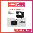 Silicone Cover Case For Jbl Go 4 Ultra-portable Waterproof Speaker Blue
