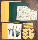 Stampin Up Greeting Card Kit  4 Cards   Env  Tranquil Tulips Best Wishes