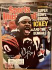Ickey Woods - Signed Sports Illustrated Magazine - Cincinnati Bengals - Nfl