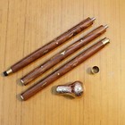 Nautical Brass Round Design Head Handle Victorian Wooden Stick Cane Gift