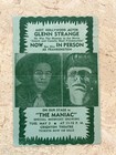 Glenn Strange Frankenstein Spook Show Collection Vintage 1950s Dr Silkini Rare 
