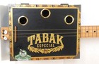 Cigar Box Guitar  3 String  Metal Frets  Piezo Pu Installed  see Desc  Stk 214