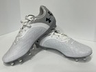 Under Armour Magnetico 2 0 Fg Soccer White Silver Cleats Men s Sz 8 3025642-100
