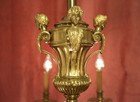 Antique French Mazarin Chandelier Bronze Caryatids Neo-baroque  C  1890    35 