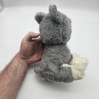 Feisty Pets Wolf Plush Stuffed Animal Toy 10  Gray Feisty Transforming Face