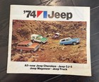 1974 Jeep Brochure Cj5  Cherokee Wagoneer Pickup Vintage