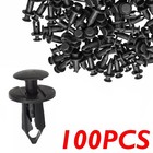 Usa 100x 8mm Bumper Clips Retainer Auto Car Plastic Rivets Fastener Fender Push