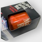 Vintage 1991 Marlboro Racing Mug Plastic Insulated Tumbler Holographic  Red New