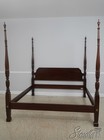 70903  Ethan Allen King Size Georgian Court Cherry Poster Bed