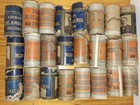 24 Empty Original Edison  Blue Amberol Cylinder Record Boxes - Poor  Condition