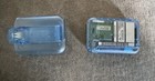         vintage Motorola Pager Wordline Flex Translucent Blue W case Rare  Working