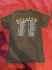 Vtg Ac dc Who Made Who 1986 North American Tour Unisex T-shirt Medium