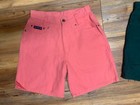 2 Lot Vintage 80s 90s Authentic Paris Sport Club 100  Cotton  Shorts Size 8