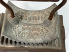 Antique Cast Iron Geneva Rocking Clothing Crimper Hand Fluter Pat 1866