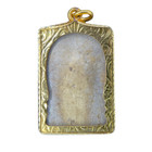 Phra Som Dej Wat Rakhung Phim Yai Thai Buddha Old Amulet Micron Gold Plating