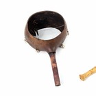 Vintage World Folk Art Musical Instrument Lot Kalimba Pungi Gourd Shaker Flute