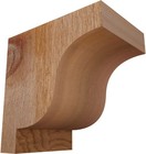 4 w X 6 d X 6 h Newport Rough Sawn Corbel  Western Red Cedar
