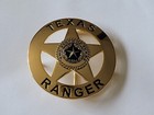 Texas Ranger Seal Badge Belt Buckle - Gold Finish Western 2 50  Belt Buckle
