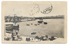 British Malta To Egypt Postcard 1920 Vf Ships On Harbour