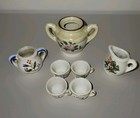Vintage Tea Set Child   s Misc Miniature Serving 7 Pieces Porcelain Japan 