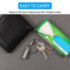 Vansu Titanium Waterproof Keychain Pill Holder Container portable Mini