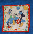 Walt Disney Productions 1950 s Minnie Mouse Child s Hanky W  Mickeymilliemelody
