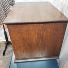 Antique Oak Watch Makers Country Store Cabinet Jessen   Rosberg Chicago 1890   s