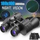 180x100 Day night Binoculars High Power Skyscope Military Zoom Hunting Camping