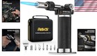 Portable Butane Torch With Adjustable Flame - Ideal For Soldering   Cooking